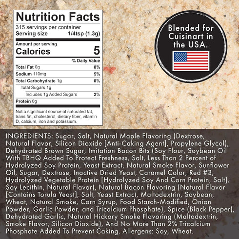 CGSS-781 14.5 oz (410g) Cuisinart Maple Bacon, BBQ Seasoning