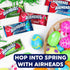 Pack, 80 Count (4-Pack) Airheads Mini Candy Bars, Taffy Variety Individually Wrapped Bulk Candy, Six Assorted Fruit