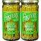 Foster's Hot Pickled Asparagus Spears in a Jar, Spicy Jalapeo, 16oz, 2