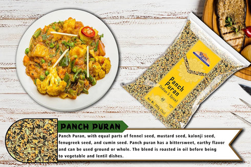 Rani Panch Puran (5 Spice) 7oz (200g) - All Natural, Vegan, Gluten Friendly, NON-GMO, Kosher, Indian Origin (Equal