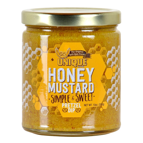 Unique Pretzels Honey Mustard Dip, 10 Ounce,