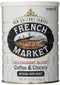 French Market Coffee & Chicory Medium-Dark Roast Ground Coffee, 12oz Can (Pack of 1)