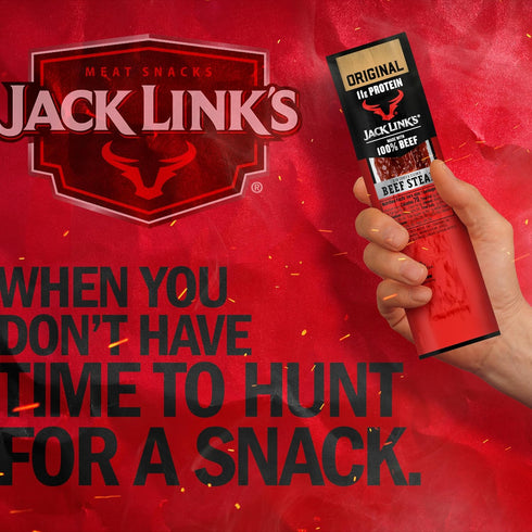 1 oz., 12 Count 11g 1g Jack Links Premium Cuts Beef Steak, Original, Great Protein Snack of Protein and of Carbs per