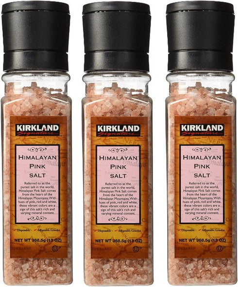 KIRKLAND Signature Himalayan Pink Salt, 13 Ounce bqcKFg, 3Pack (13 Ounce)