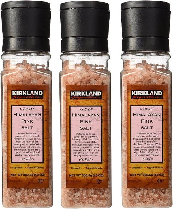 KIRKLAND Signature Himalayan Pink Salt, 13 Ounce bqcKFg, 3Pack (13 Ounce)