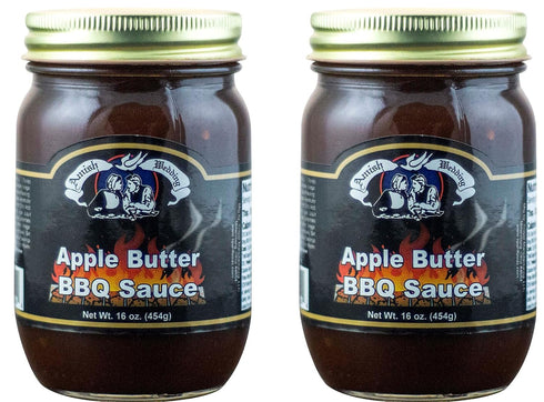 Amish Wedding Apple Butter BBQ Sauce, 15 Ounces (Pack of 2)