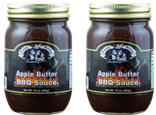 Amish Wedding Apple Butter BBQ Sauce, 15 Ounces (Pack of 2)