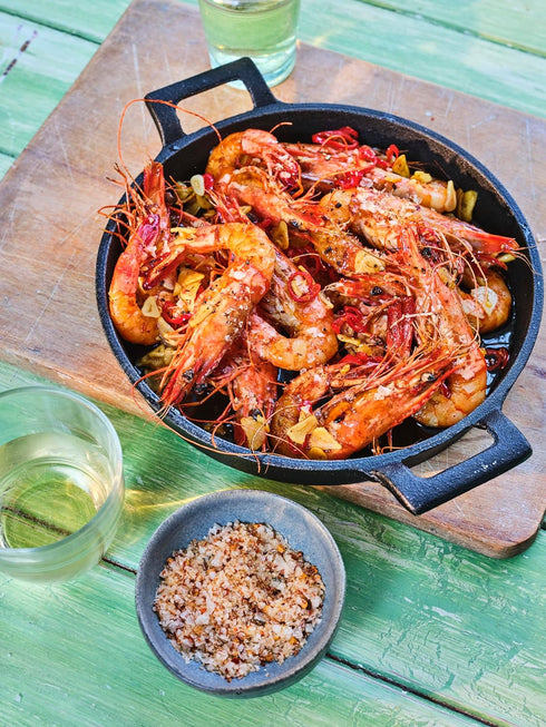 100g Maldon Chilli Sea Salt Flakes, Blended with Aleppo & Birds Eye Chillies - Take Simple Dishes to the Next Level
