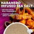 5 Oz Spicy Hot Habanero Sea Salt Infused with Real Habanero Peppers Natural Premium Grade Fine-Grain Flavored Salt