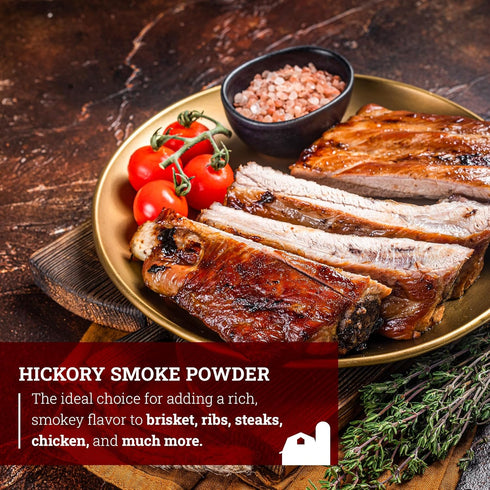 1 1LB (Pack 1), 8oz (Pack 1) Hoosier Hill Farm Meat Lover's Bundle, Prague Powder No. Pink Curing Salt of Hickory Smoke