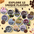 Pack 96 Count, 12 2.0 InfuSio Coffee Pods Variety Sophisticated Medium & Dark Roast Blends, Crafted Blends Collection