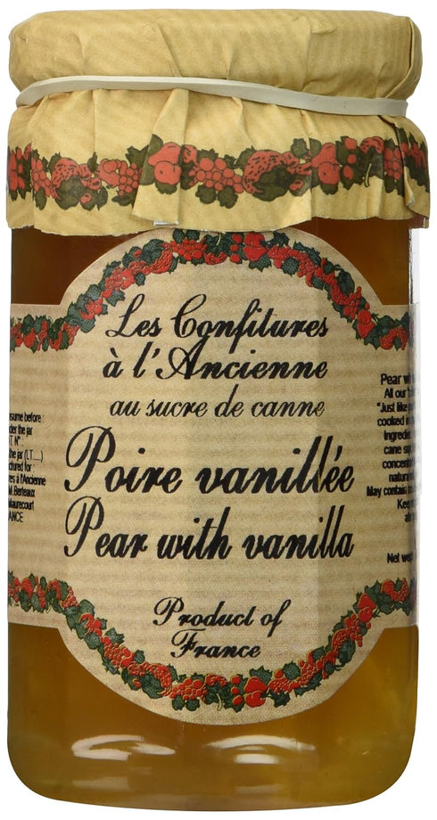 Les Confitures l'Ancienne Pear Vanilla Jam Andresy All natural French jam pure sugar cane 9