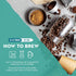 Immune 1 12oz Organic Turkey Tail & Cordyceps Mushroom Coffee Dark Roast, Full Fruiting Body, Antioxidants, System