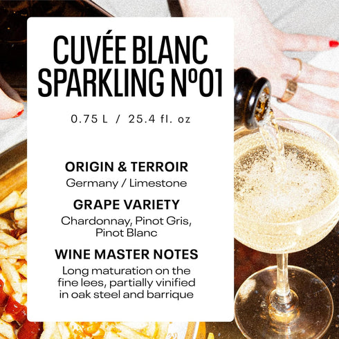 1, 25.4 oz (750 ml) Kolonne Null Cuvee Sparkling No. Non-Alcoholic Bubbly | Fine Perlage, Balanced & Elegant |