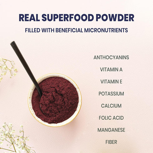 5oz 3.5oz Jungle Powders Organic Strawberry Powder & Wild Blueberry Powder Bundle All-Natural, Additive-Free Fruit