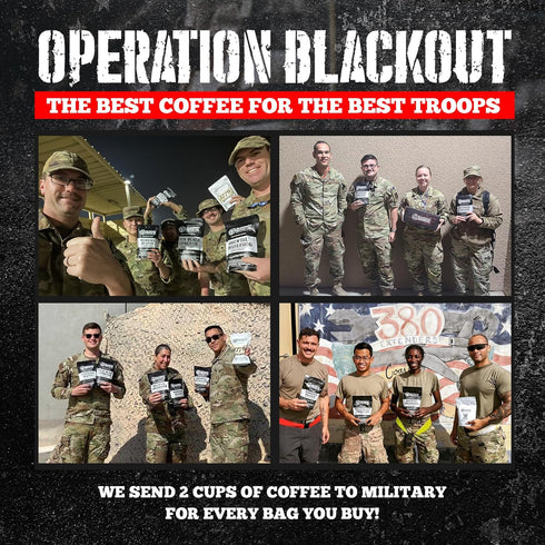 12oz Blackout Coffee Blueberry Crumble Flavored Ground Coffee Medium Roast, Smooth Taste, Guilt-Free Indulgence Freshly