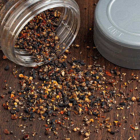 2.5 oz Dan-O's Preem-O Seasoning, Bottle, Meat Seasoning for Steak, Ribs, Chicken, Brisket and More, Sugar Free, Zero