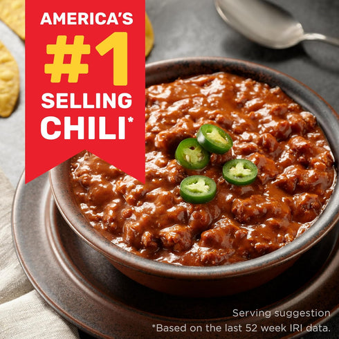 15 (Pack 12) Hormel Chili No Beans, Ounce