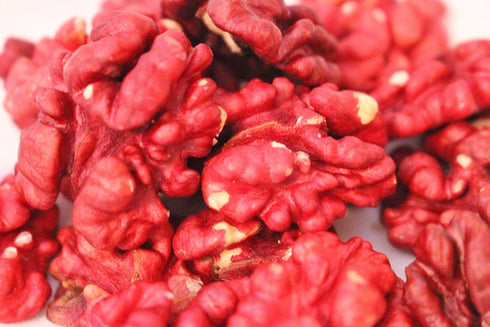 Bertagna Nut Company 100% 1 California Grown Red Walnuts, Natural, Raw, Shelled Halves and Pieces, Pound - Non-GMO