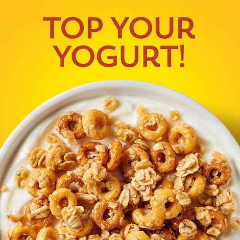 9 10.5 oz Cheerios Granola, Honey Nut, Good Source of Fiber, Excellent Source of Vitamins and Minerals