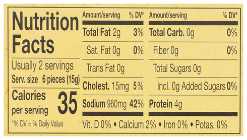 2oz (Pack 10) Reese Flat Fillets of Anchovies in Olive Oil