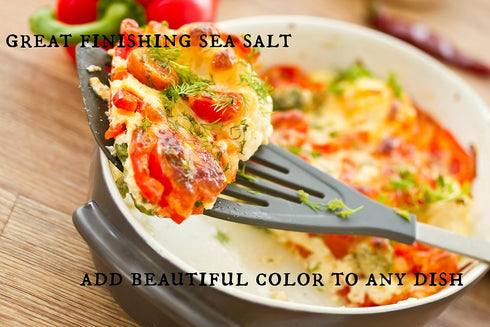 2 Oz Italian Black Truffle Sea Salt, - Hepp's Salt Co