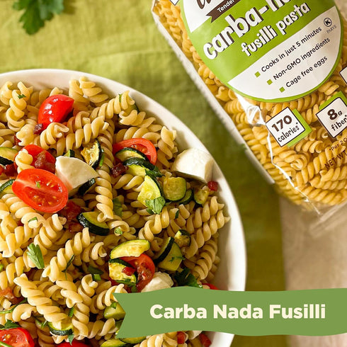 Al Dente Carba-Nada Fusilli, 12 Ounce (Pack of 6)