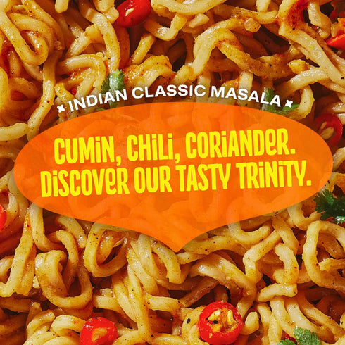 3 24Pk Maggi Indian Classic Masala Noodles, Instant Noodles, Min Indian Noodles, Mildly Spicy