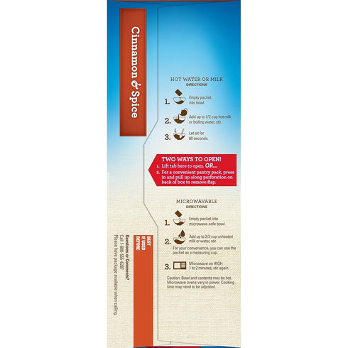 10-Count (Pack 4) Quaker Instant Oatmeal Cinnamon & Spice, Boxes