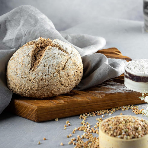 2.2 lb (35.2 oz), Yupik Organic Ground Buckwheat Flour USDA Certified, Gluten-Free, Raw, Vegan, Kosher, Non-GMO, Finely