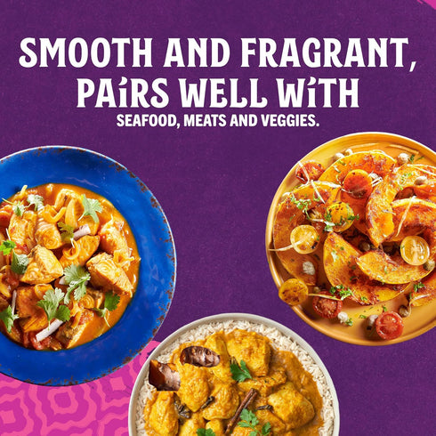 Simmer 15oz (Pack 3) Pataks Korma Sauce - Mild and Creamy Korma with Coconut & Spices - Gluten-Free & Vegetarian