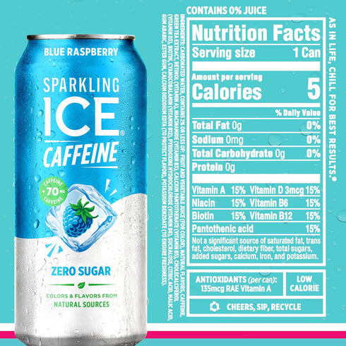 Pack,Flavored Antioxidants,16 oz,(Citrus Citrus),(Pack 24) Sparkling Ice Caffeine Variety Sparkling Water,Zero