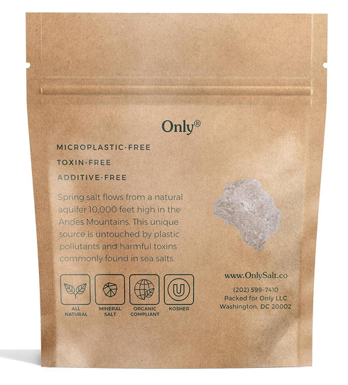 1.5lb Ancient Spring Salt - Organic, Natural, Kosher - Pouch