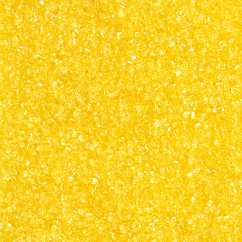DecoPac Sanding Sugar, Yellow Edible Sugar Sprinkles, Edible Sanding Sugar in Handheld