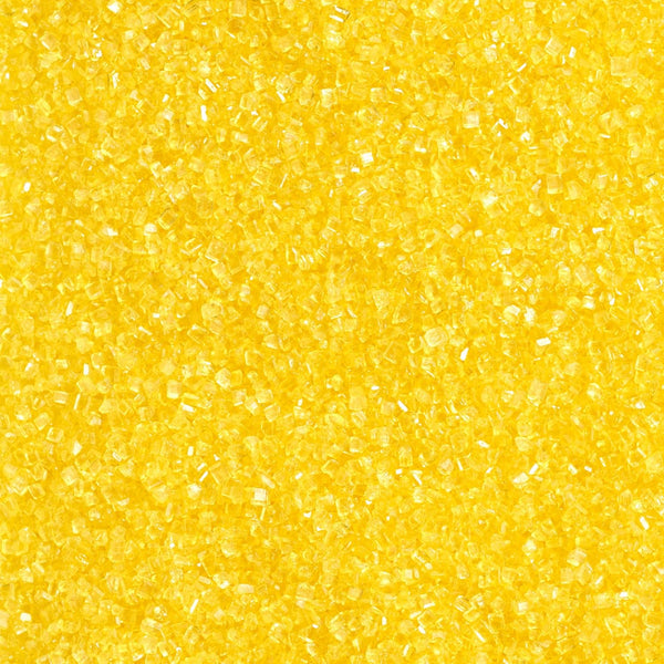 DecoPac Sanding Sugar, Yellow Edible Sugar Sprinkles, Edible Sanding Sugar in Handheld