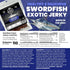 Generic SWORDFISH JERKY - Premium Ocean Fish - Gourmet Seafood Snack - Unique Deep Sea Fisherman Gift - Cool Guy