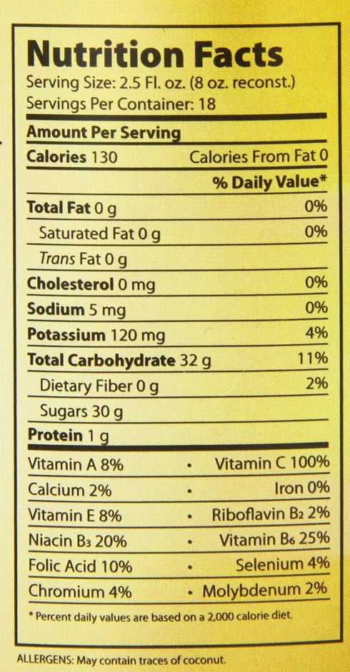 100% 46-Ounce (Pack 2) Dr. Smoothie Crushed Fruit Concentrate, Orange Tangerine, Bottles