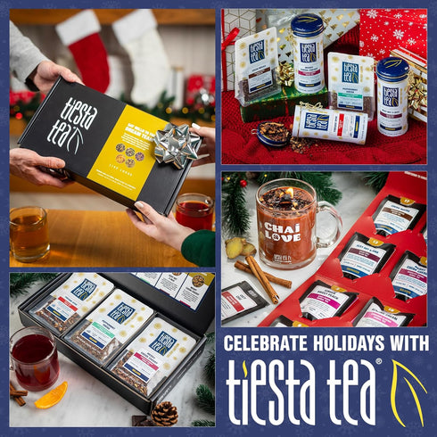 20 Pack Set, Packets, 64oz (Pack 20) Tiesta Tea - Cold Brew Variety, Loose Leaf, Premium Blend, High