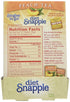 6 Diet Snapple Singles To Go Peach Tea, sticks in each box, six boxes