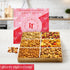 6 Valentines Day Nuts Gift Box Healthy Valentine Gifts for Men Love Heart Shaped Platter and Lid with Assorted Premium