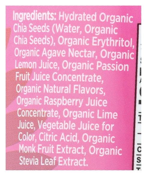 Mamma 10 Chia Organic Raspberry Passion Vitality Beverage, Ounce
