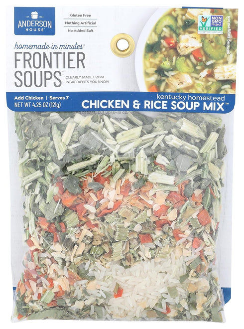 Frontier Soups Chicken and Rice Soup Mix, 4.25 OZ