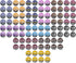 InfuSio Coffee Pods Variety Pack 96 Count, 12 Sophisticated Medium & Dark