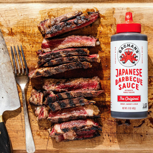 2 Pack 1 1 Bachan's Japanese Barbecue Sauce - Original, Roasted Garlic - BBQ Sauce for Wings, Chicken, Beef, Pork