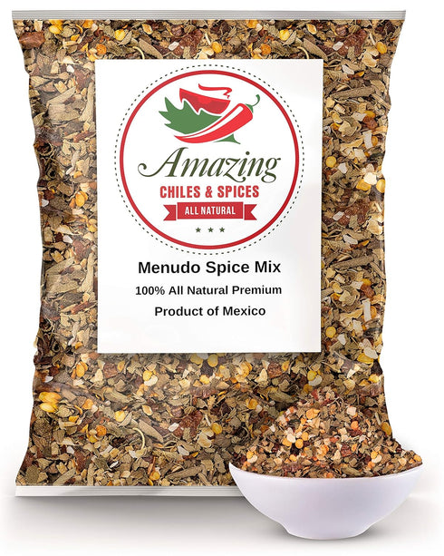 Menudo Spice Mix Seasoning 5oz, Delicious Blend of Onions, Garlic, Oregano, Dried Chiles for Authentic Mexican Menudo