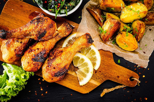 Spice Hut Organic Lemon Pepper Seasoning, Salt-Free, Garlic Blend for Chicken, All-Purpose Dry Rub, 2oz Pack