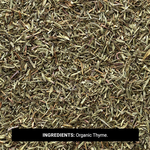 16 Oz, Frontier Co-op Organic Thyme Leaf, Fancy-Grade, Bulk Bag - Add to Marinades, Stuffing, Vegetables, Stews