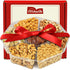 Easter Nuts Gift Basket - 7 Sectional Platter With a Variety of