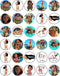 30 Edible Cupcake Toppers, Ocean Explorer Inspired Collection of Cake Decorations on Wafer Sheet