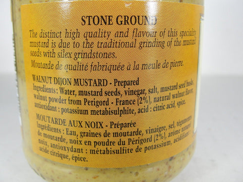 Edmond Fallot 7 oz (Pack 2) Fallot Walnut Mustard - Dijon Mustard with Nuts Jar